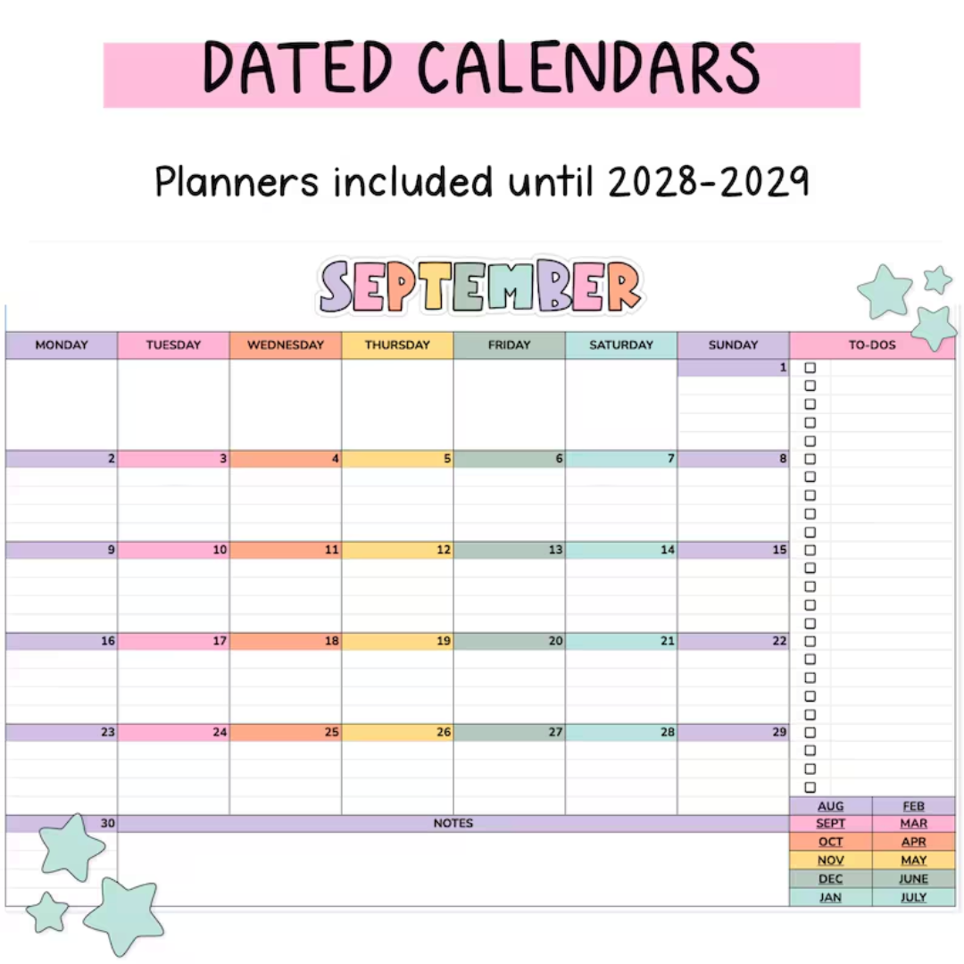Digital Teacher Planner | Google Sheets Teacher Planner 2025-2026
