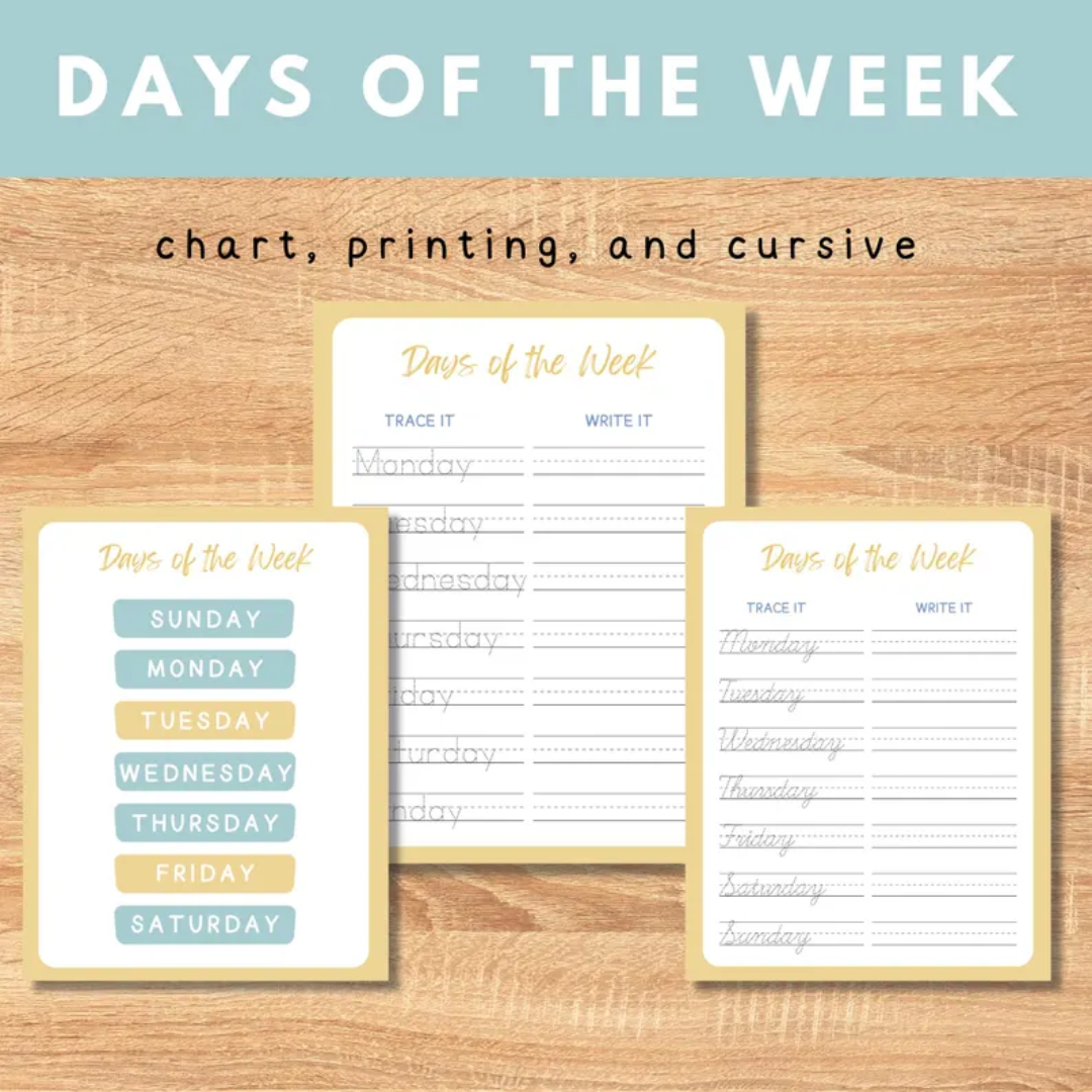 Elementary Morning Menu Daily Sheet, Morning Time binder, Homeschool Printable, Charlotte Mason, Kindergarten, K-3, Copy Work, editable