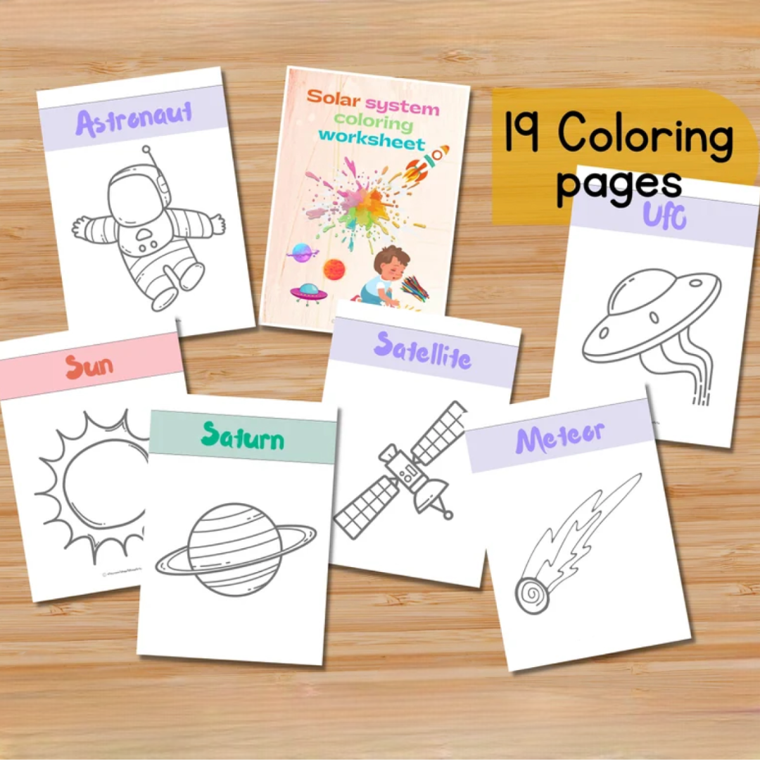 Solar System Busy Book: Space Learning Activities (PDF)