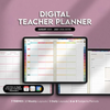Digital Teacher Planner, Google Sheets Teacher Planner 2025 - 2026
