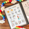 Morning Menu, EDITABLE Printable Calendar Time Activities, Educational Daily Weather, Date and Time Practice, Address and Phone Number