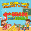 1st Grade Mega Bundle, 3000+ Pages, Math, Reading, Science, Daily Activities