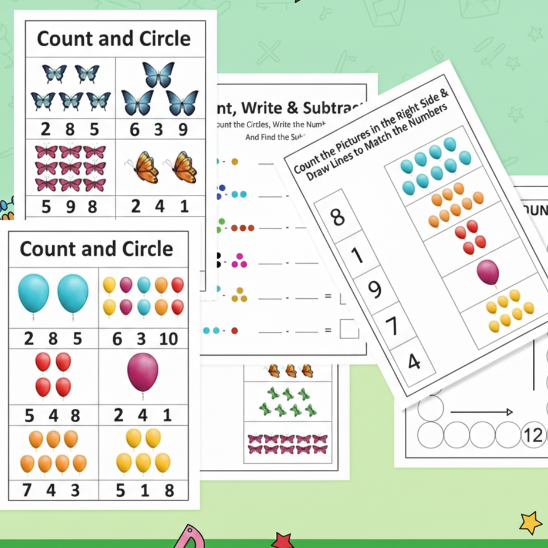 First Grade Math Worksheets, Printable, Teacher & Homeschool Resources