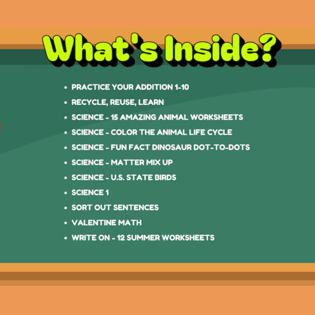 1st Grade Mega Bundle, 3000+ Pages, Math, Reading, Science, Daily Activities